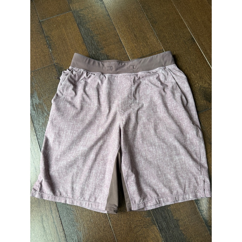 Lululemon THE Short 9 Inch Heathered Mauve Pink Training Athletic Mens Small